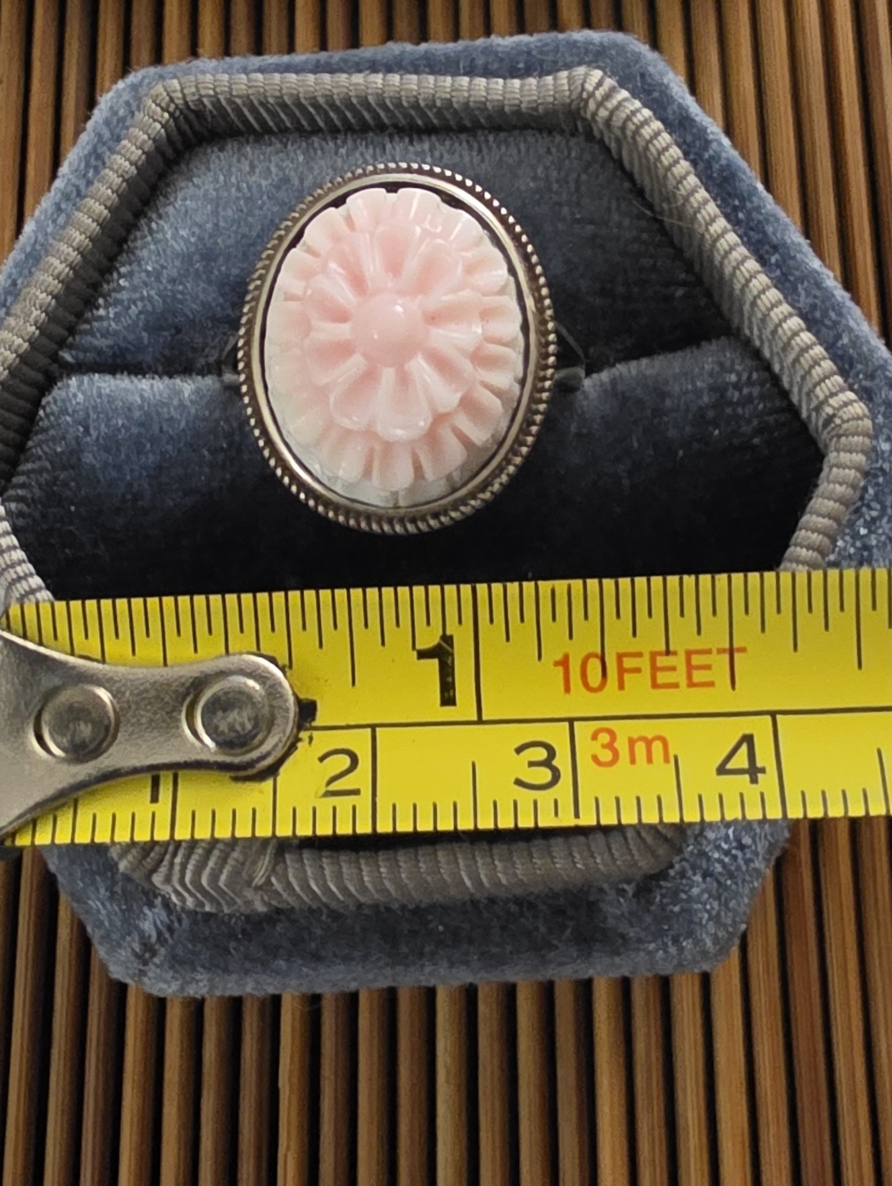 925 Silver Conch Shell Adjustable Ring - Picture 10 of 12